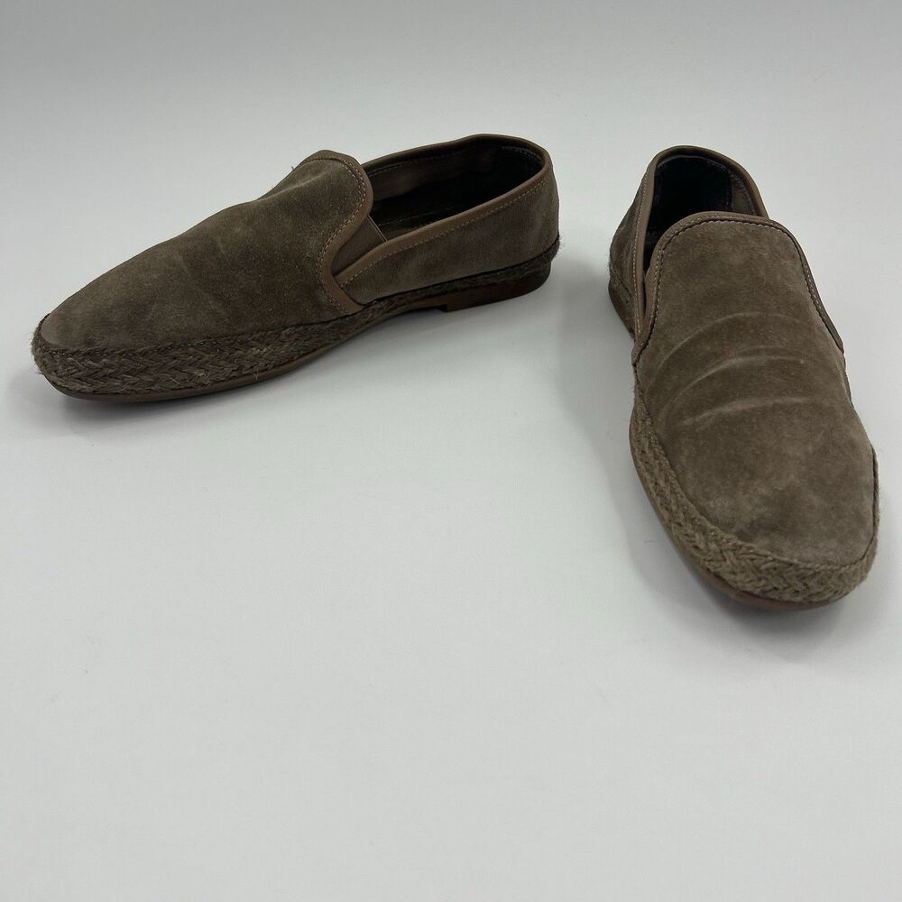 To Boot New York Adam Derrick Y2K Rare Espadrille Suede Driving Loafers Size 8